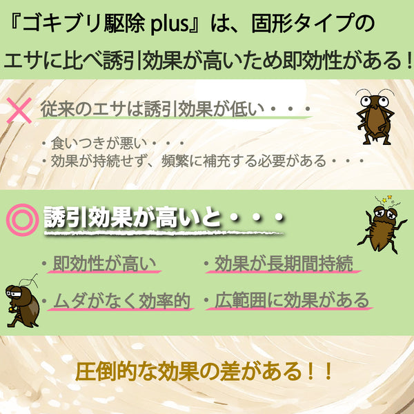 ゴキブリ駆除プラス 16個入り ホウ酸団子 ゴキブリ 誘引剤 殺虫剤 ヘキサチン ホウ酸ダンゴ ラード 小麦粉 害虫駆除 殺虫剤 業務用 ゴキブリ団子 プロ用