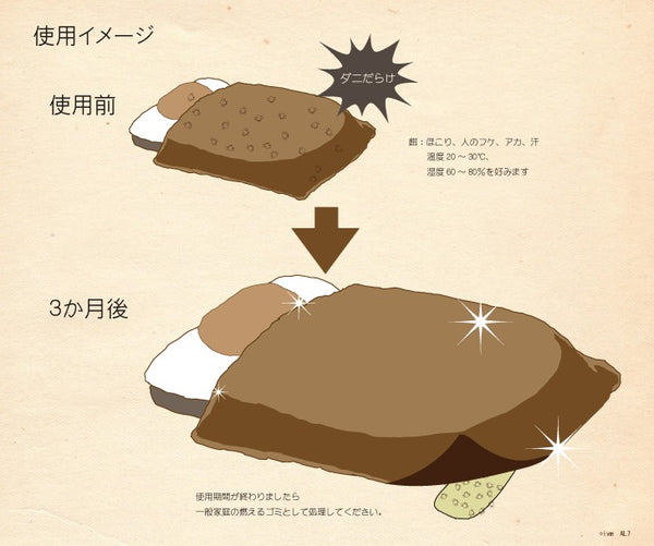 【赤ちゃんに優しいダニとるとるシート 10枚入】日本製 送料無料 300万枚突破 ダニ取りシート ダニ捕りシート ダニ捕獲 ダニ退治 ダニ対策 ダニ駆除 ダニ予防 防ダニ ダニよせシート ダニマット ダニシート だに