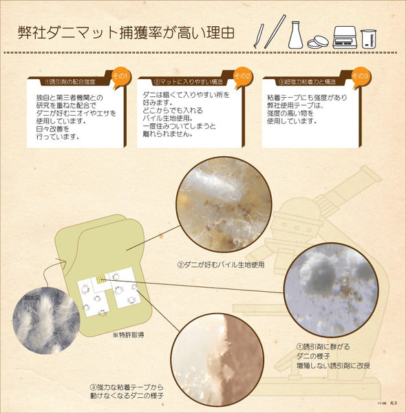 【赤ちゃんに優しいダニとるとるシート 10枚入】日本製 送料無料 300万枚突破 ダニ取りシート ダニ捕りシート ダニ捕獲 ダニ退治 ダニ対策 ダニ駆除 ダニ予防 防ダニ ダニよせシート ダニマット ダニシート だに